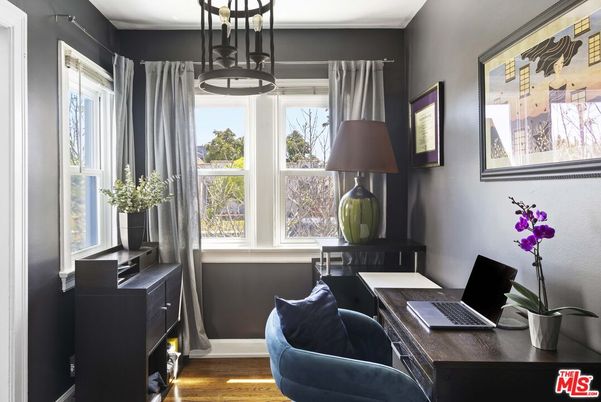Home Office, Interior, Wood Texture Flooring
