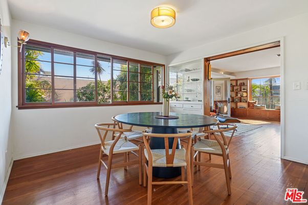 Dining room, Interior, Wood Texture Flooring