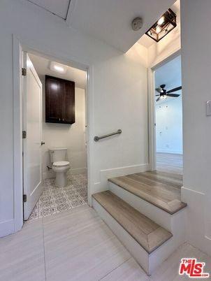 Bathroom, Interior, Recessed Lighting, Wood Texture Flooring