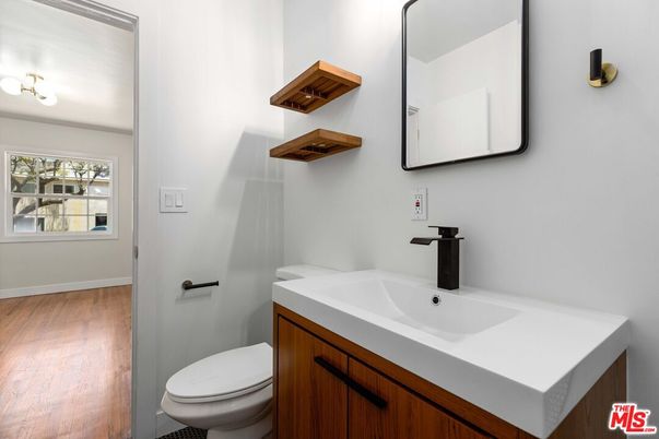 Bathroom, Interior, Wood Texture Flooring