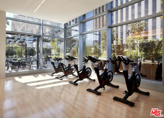 Fitness Equipment, Interior, Sun Room, Wood Texture Flooring