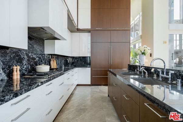 Interior, Kitchen, Marble Walls