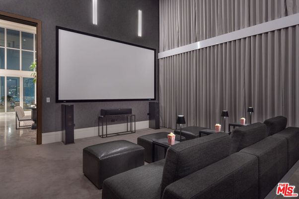 Interior, Projection Screen, Theatre Room