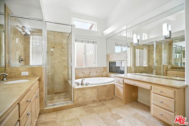 Bathroom, Dual Sink Vanities, Glass Shower, Interior