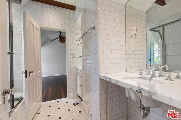 Bathroom, Interior, Wood Texture Flooring