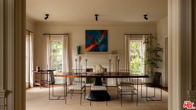 Fireplace, Home Office, Interior