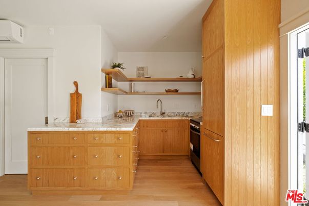 Interior, Kitchen, Wood Texture Flooring