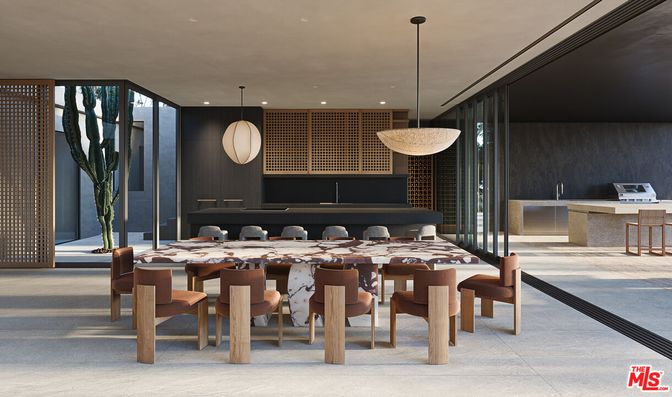 Dining room, Interior, Pendant Lights, Recessed Lighting