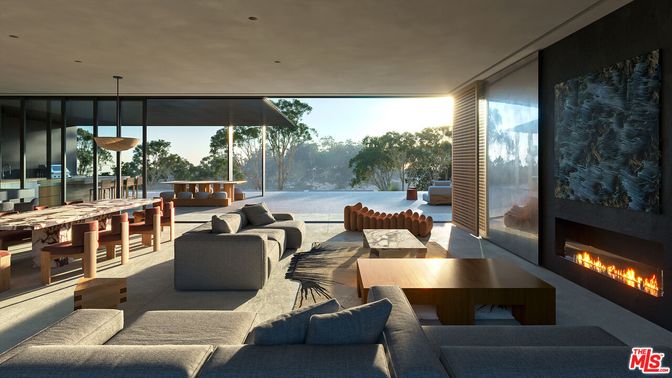 Fireplace, Interior, Living room, Pendant Lights, Recessed Lighting