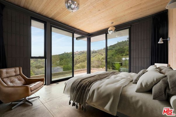 Bedroom, Interior, Wooden Ceilings