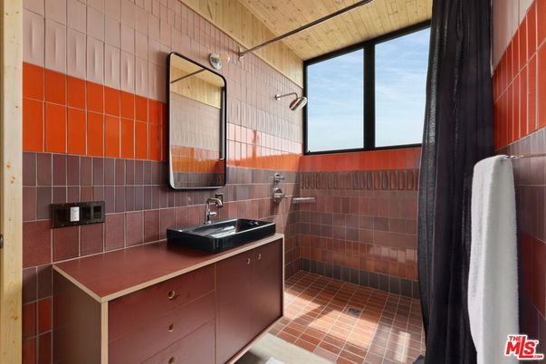 Bathroom, Interior, Wooden Walls