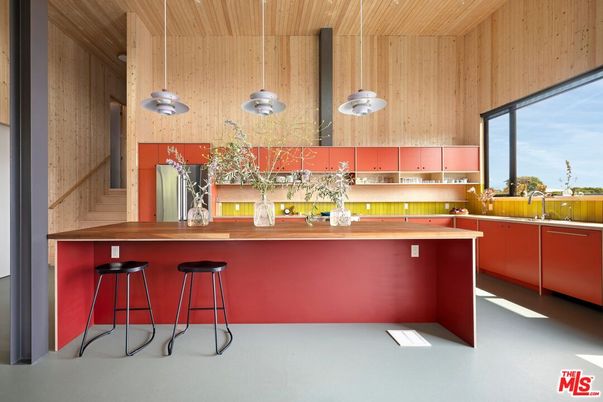 Interior, Kitchen, Pendant Lights, Wooden Ceilings, Wooden Walls