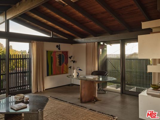 Home Office, Interior, Wooden Beams, Wooden Ceilings