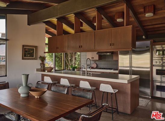 Interior, Kitchen, Stainless Steel Appliances, Wooden Beams, Wooden Ceilings
