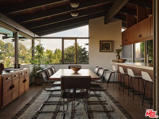 Dining room, Interior, Sun Room, Wooden Beams, Wooden Ceilings