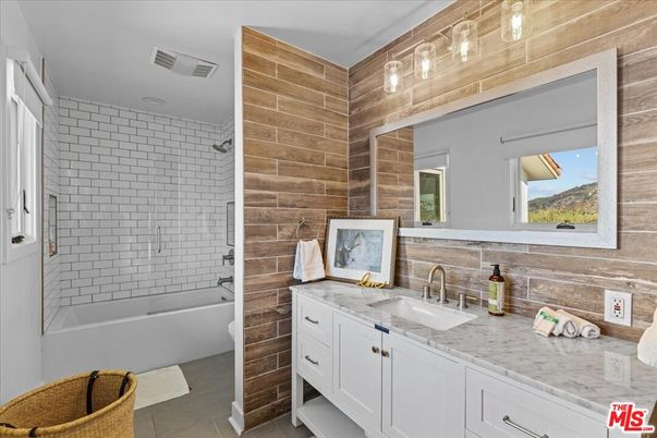 Bathroom, Interior, Wooden Walls