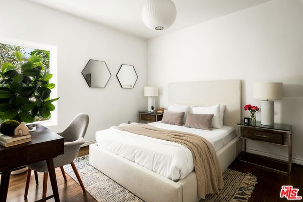 Bedroom, Home Office, Interior, Wood Texture Flooring