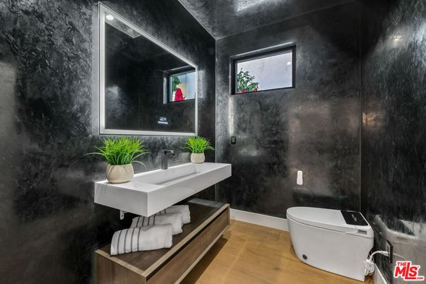 Bathroom, Interior, Wood Texture Flooring