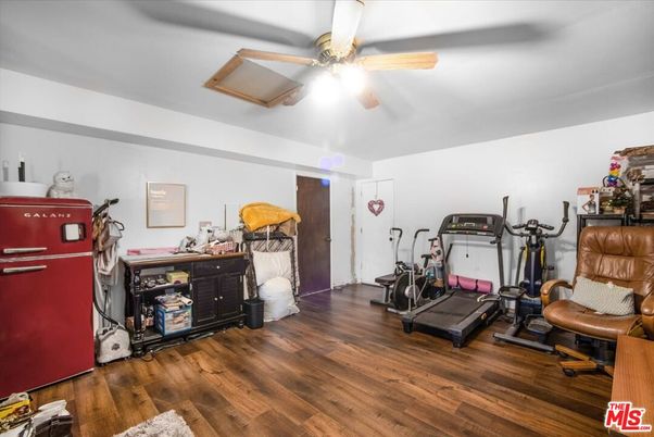 Fitness Equipment, Interior, Wood Texture Flooring