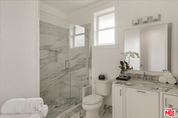 Bathroom, Glass Shower, Interior, Marble, Marble Walls