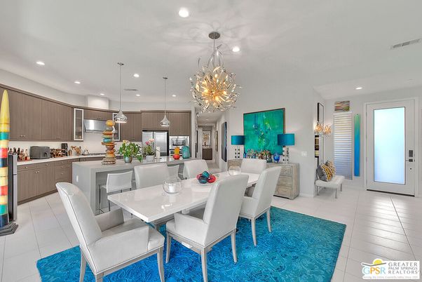 Dining room, Interior, Kitchen, Pendant Lights, Recessed Lighting, Stainless Steel Appliances