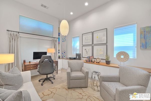 Home Office, Interior, Pendant Lights, Recessed Lighting