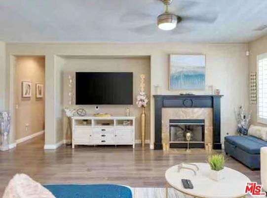 Fireplace, Interior, Living room, Wood Texture Flooring