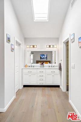 Bathroom, Dual Sink Vanities, Interior, Wood Texture Flooring