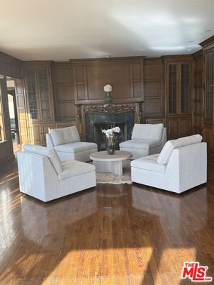 Fireplace, Interior, Living room, Wood Texture Flooring, Wooden Walls
