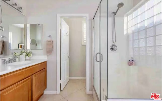 Bathroom, Dual Sink Vanities, Glass Shower, Interior