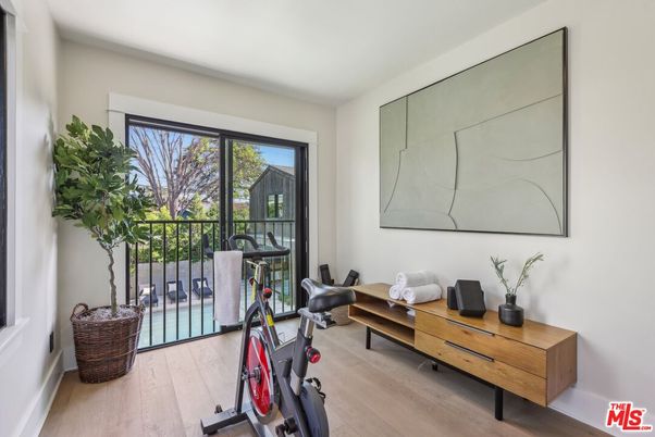 Fitness Equipment, Interior, Wood Texture Flooring