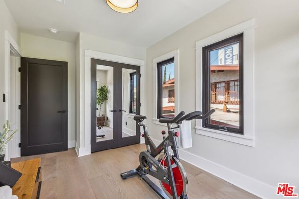 Fitness Equipment, Interior, Wood Texture Flooring