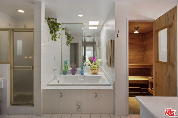 Bathroom, Glass Shower, Interior, Recessed Lighting, Sauna Room
