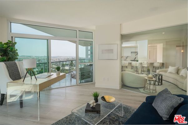 Home Office, Interior, Living room, Recessed Lighting, Wood Texture Flooring