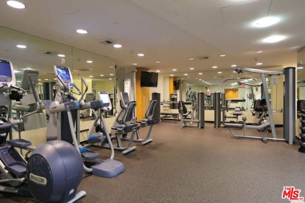 Fitness Equipment, Gym, Interior, Recessed Lighting