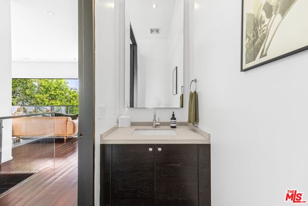 Bathroom, Interior, Recessed Lighting, Wood Texture Flooring