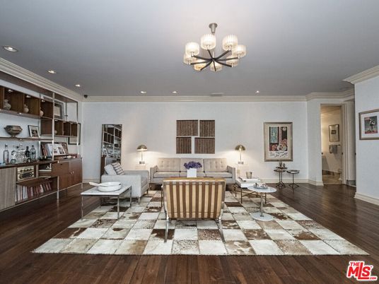 Chandelier, Interior, Living room, Recessed Lighting, Wood Texture Flooring
