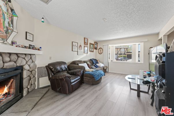 Fireplace, Interior, Living room, Wood Texture Flooring
