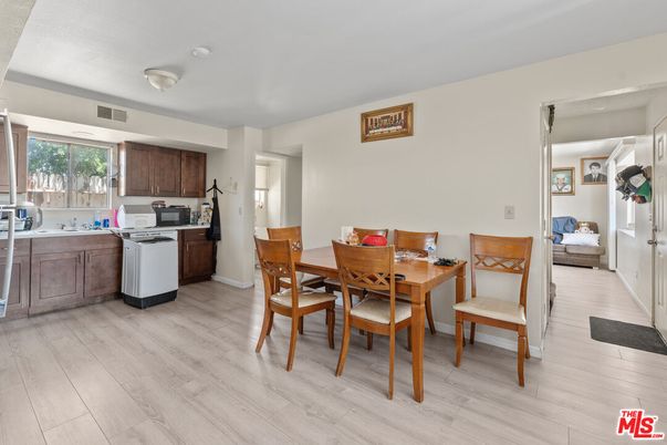 Dining room, Interior, Kitchen, Wood Texture Flooring