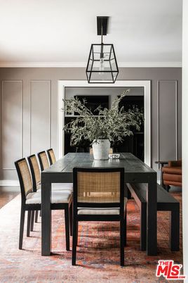 Dining room, Interior, Wood Texture Flooring