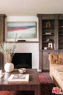 Fireplace, Interior, Stone Walls