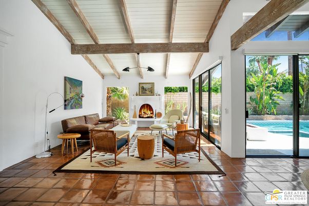 Fireplace, Interior, Living room, Wooden Beams
