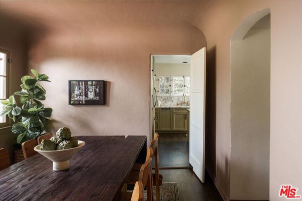 Dining room, Interior, Wood Texture Flooring