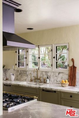 Interior, Kitchen, Marble Walls