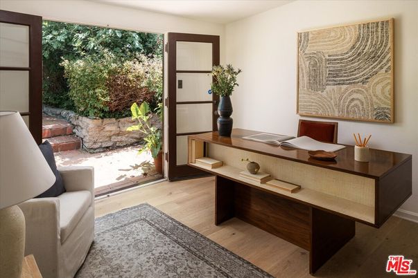 Home Office, Interior, Wood Texture Flooring