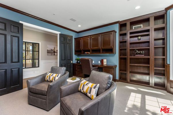 Home Office, Interior, Recessed Lighting