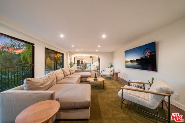 Interior, Living room, Recessed Lighting