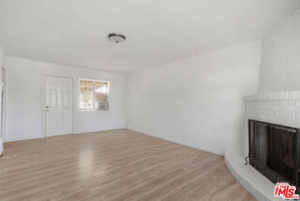 Empty room, Fireplace, Interior, Wood Texture Flooring