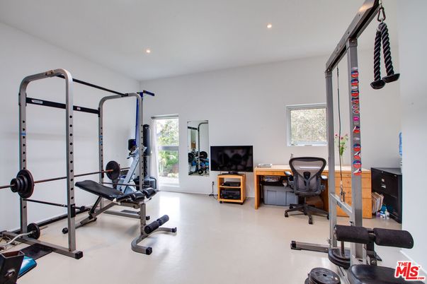Fitness Equipment, Home Office, Interior, Recessed Lighting