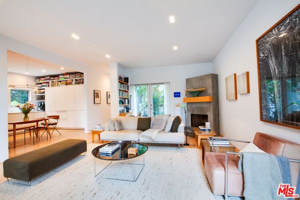 Dining room, Fireplace, Interior, Living room, Pendant Lights, Recessed Lighting